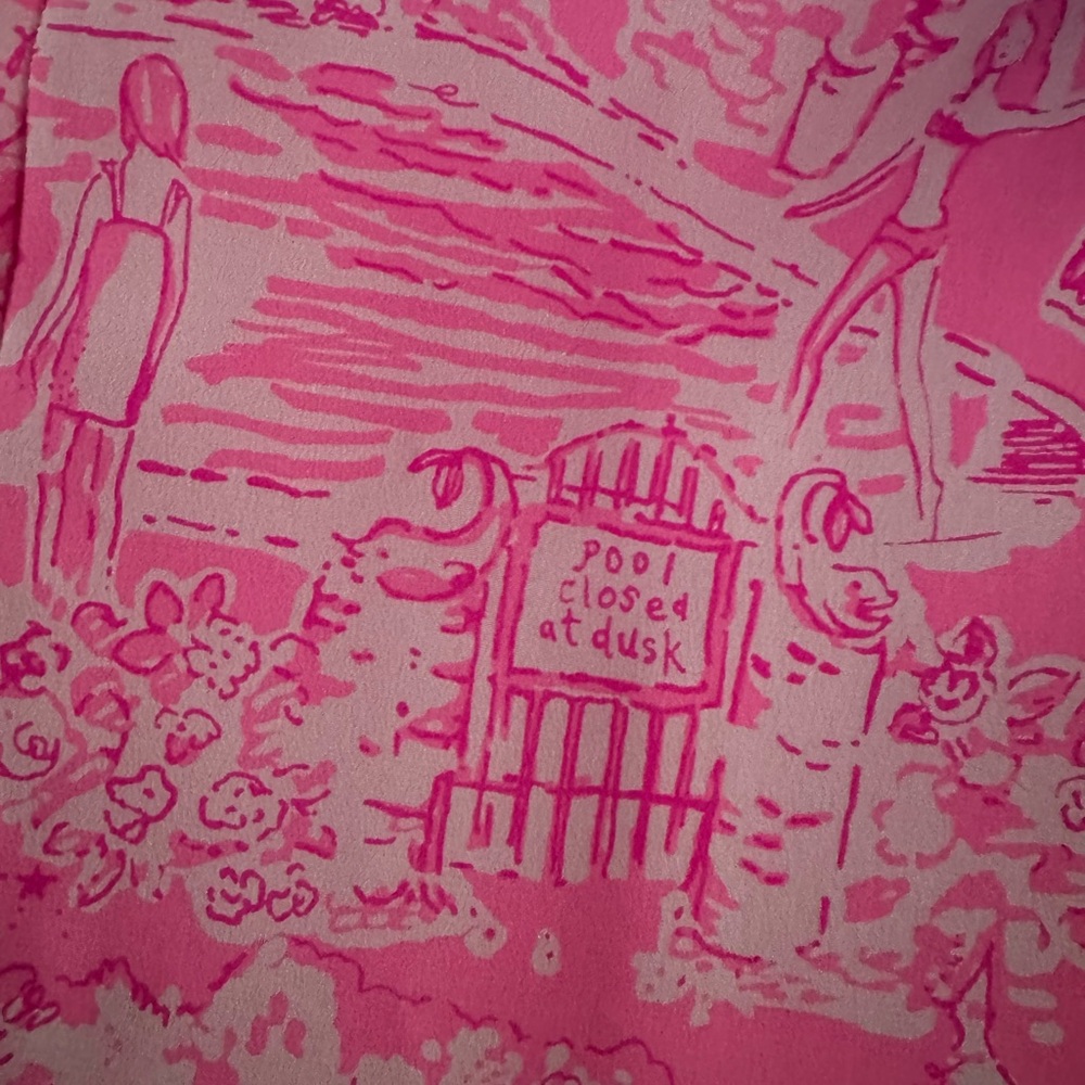 Lilly Pulitzer Dusk Skinny Dipping Dress Medium - Picture 4 of 6